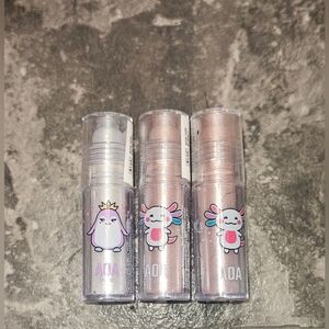 AOA Body Shimmer Roller Trio with Cute Characters BNIB